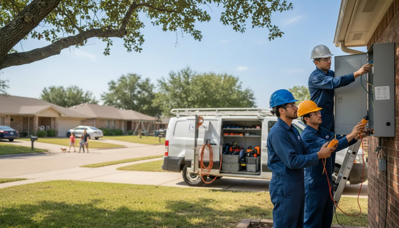 Certified electrician providing emergency electrical services in Avon, IL